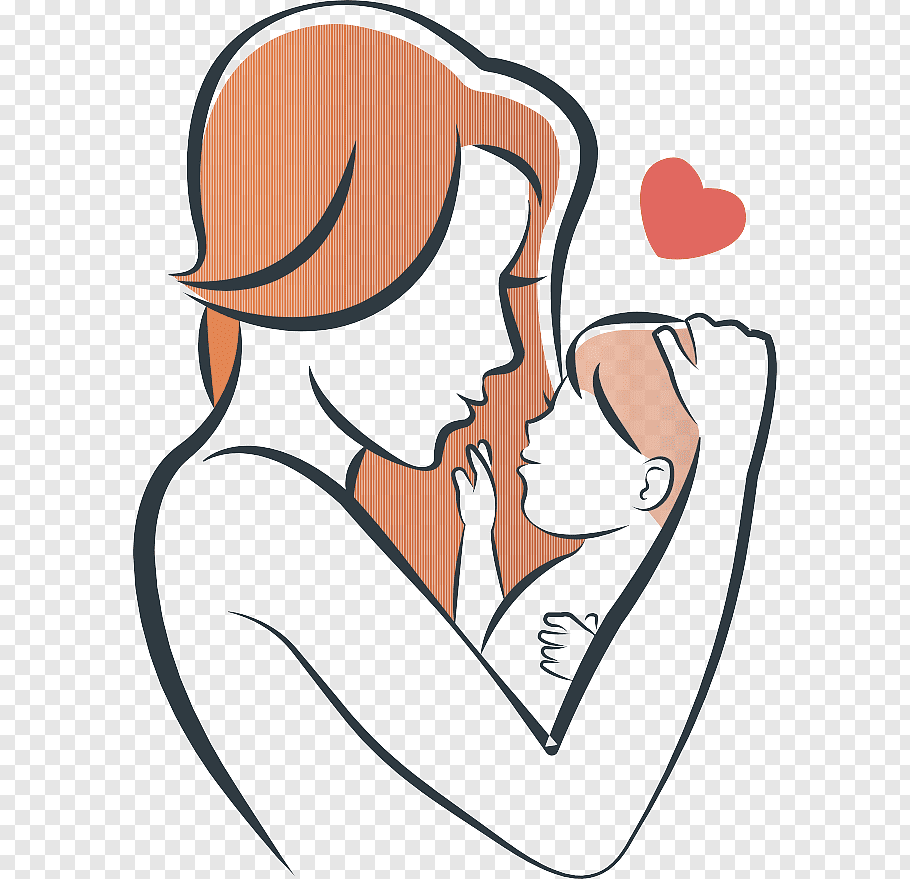 Мать и ребенок вектор