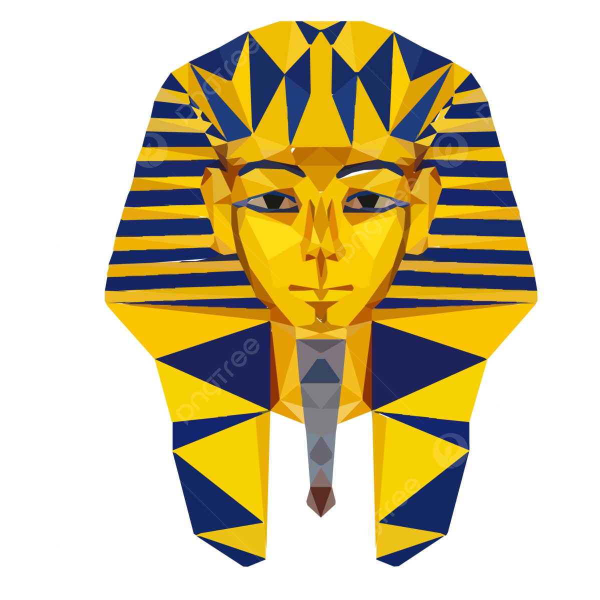 Значок с изображением фараона