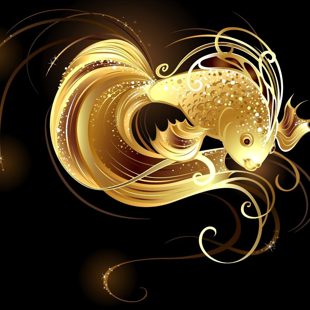 Золотая рыбка аватар