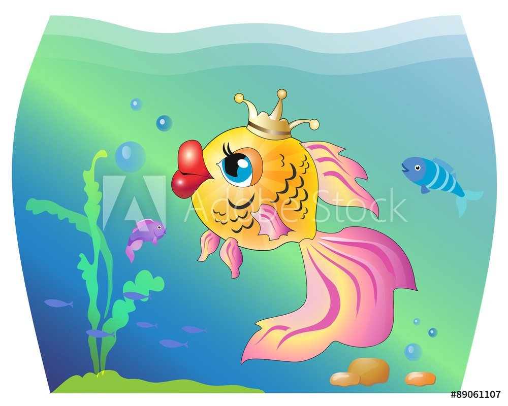 Золотая рыбка Сказочная