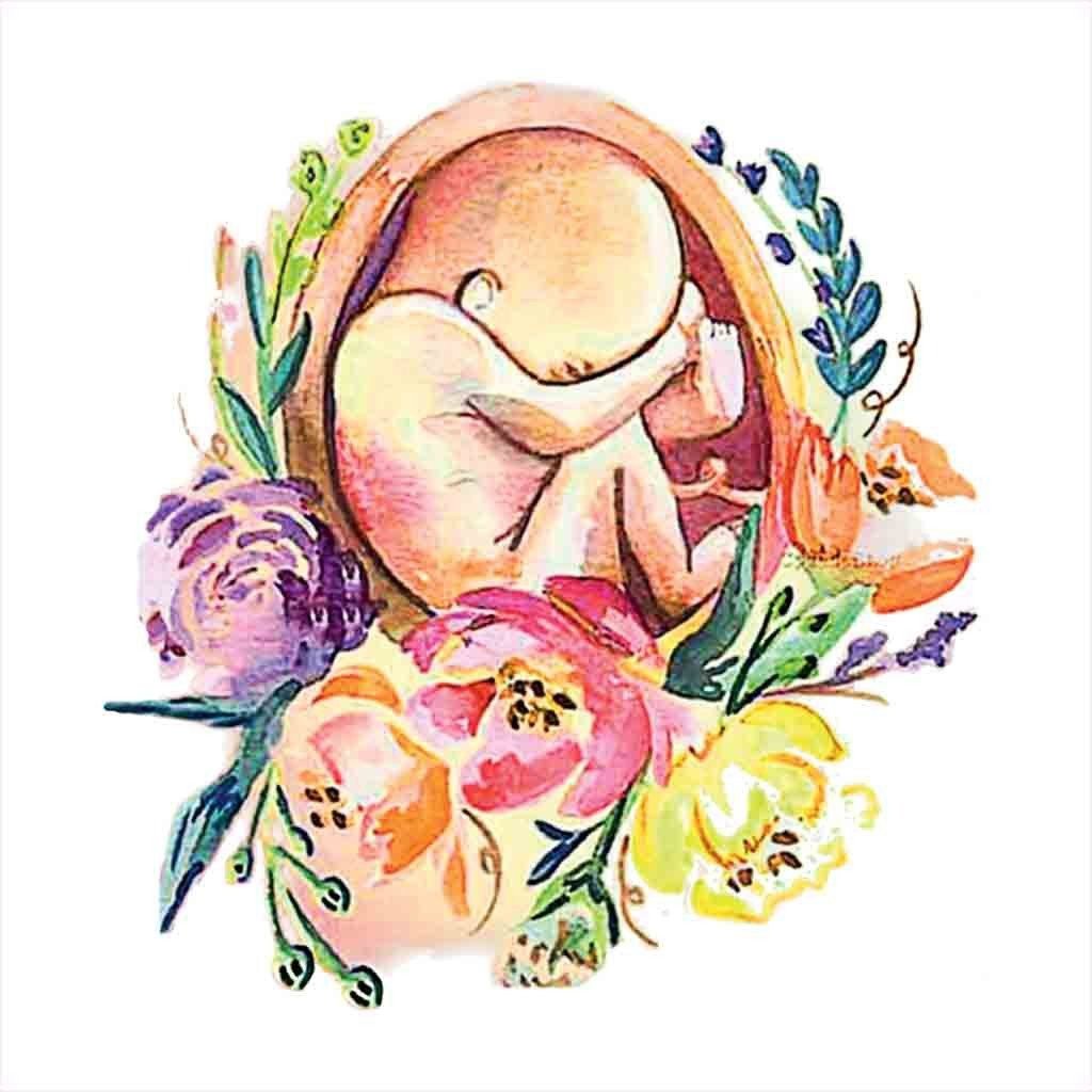 Рождение ребенка рисунок