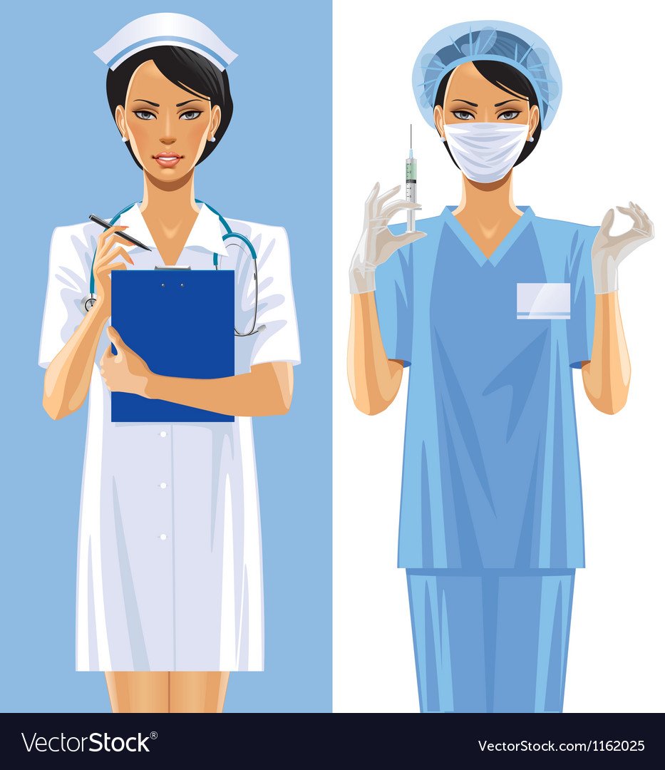 Опрятная медсестра