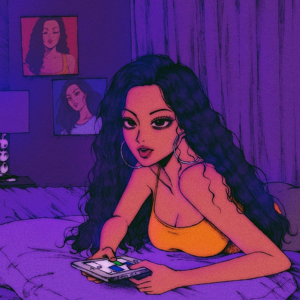 Поп арт девушка