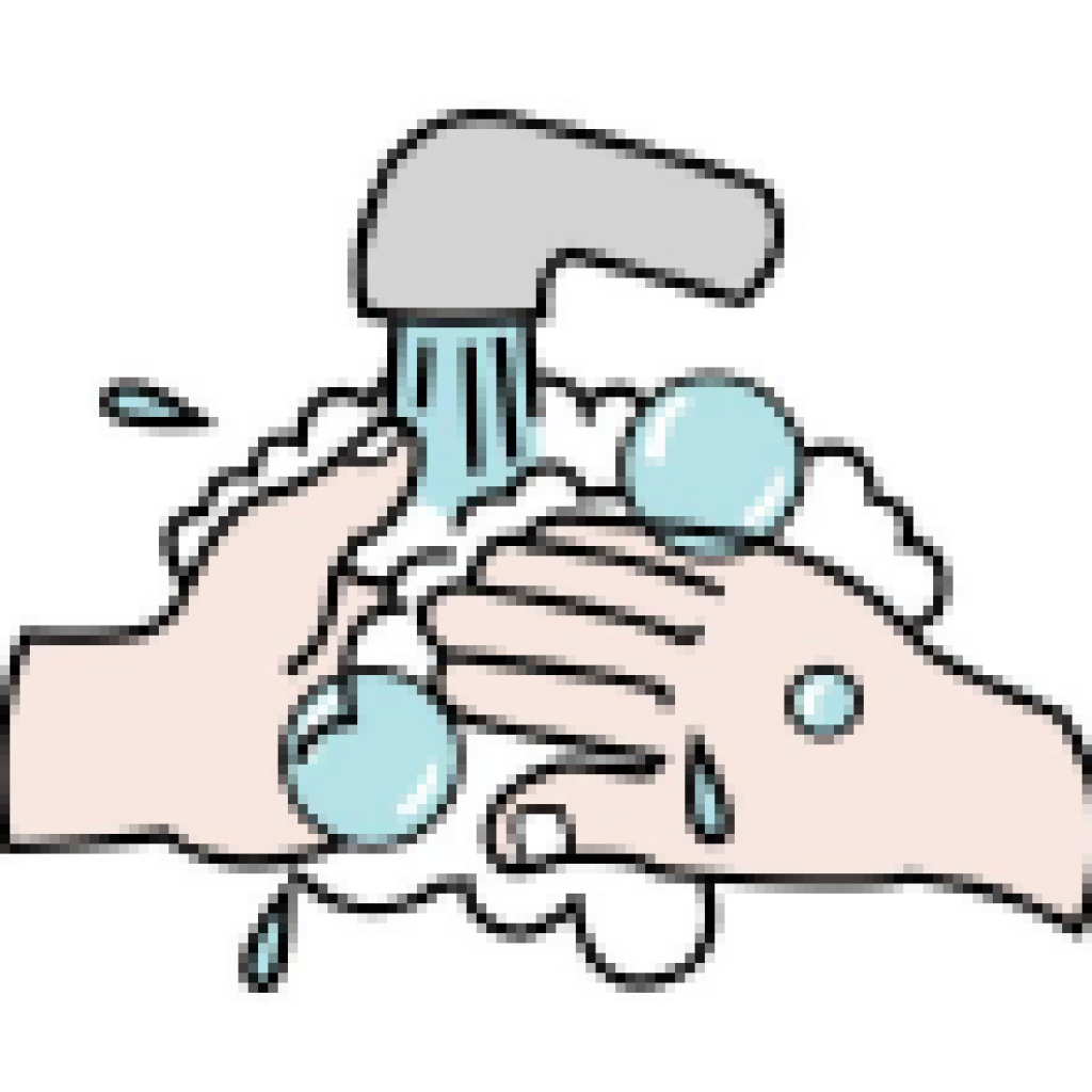 Мытье рук рисунок