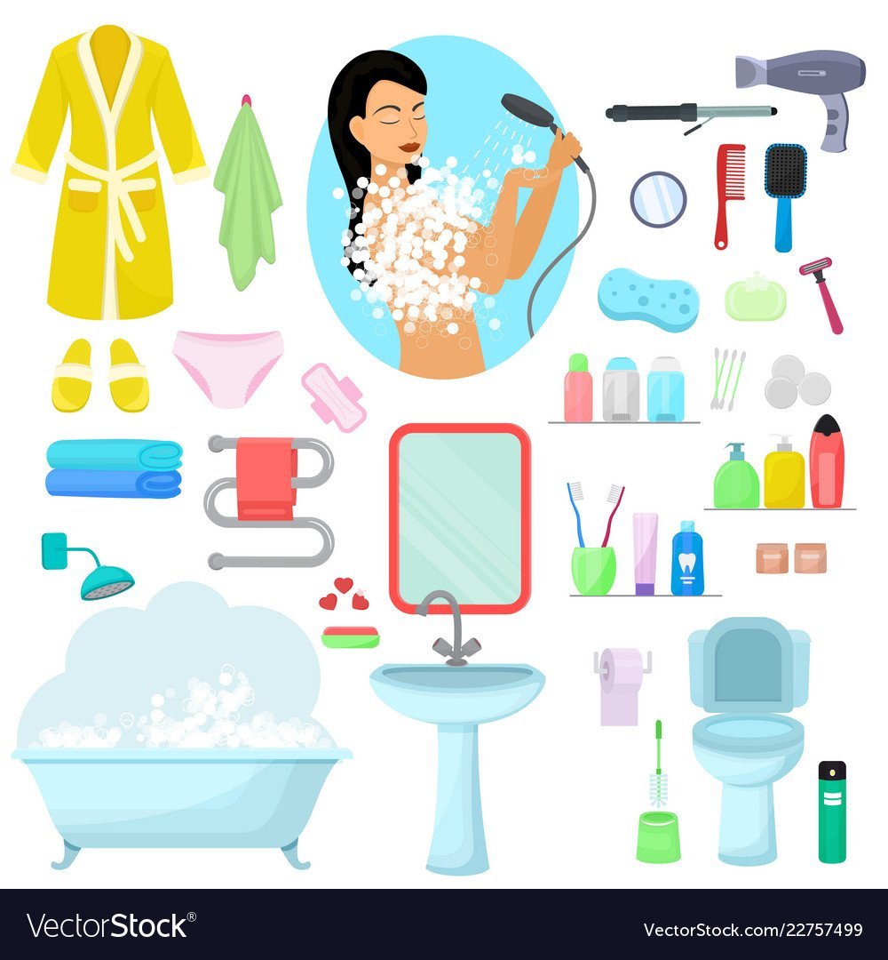 Гигиенические принадлежности иконка