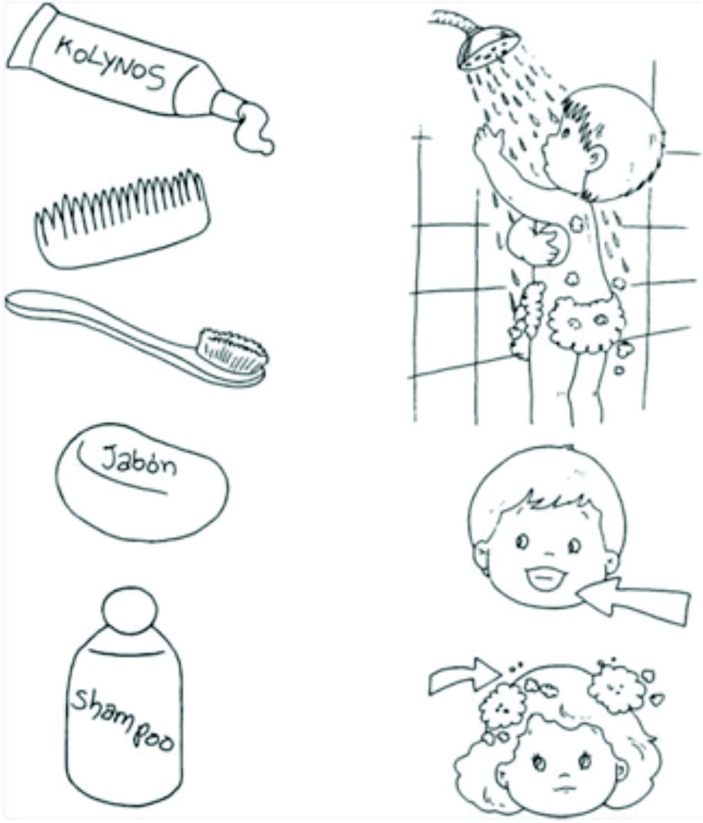 Средства гигиены задания для дошкольников