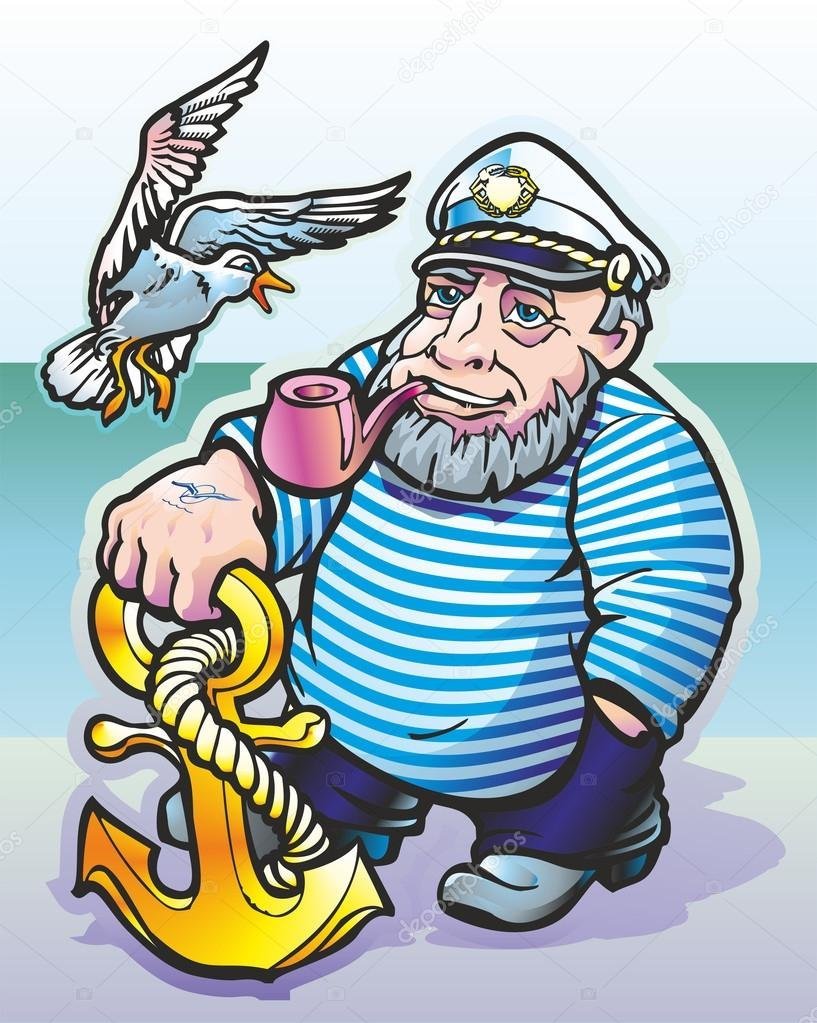 Моряк с рыбой