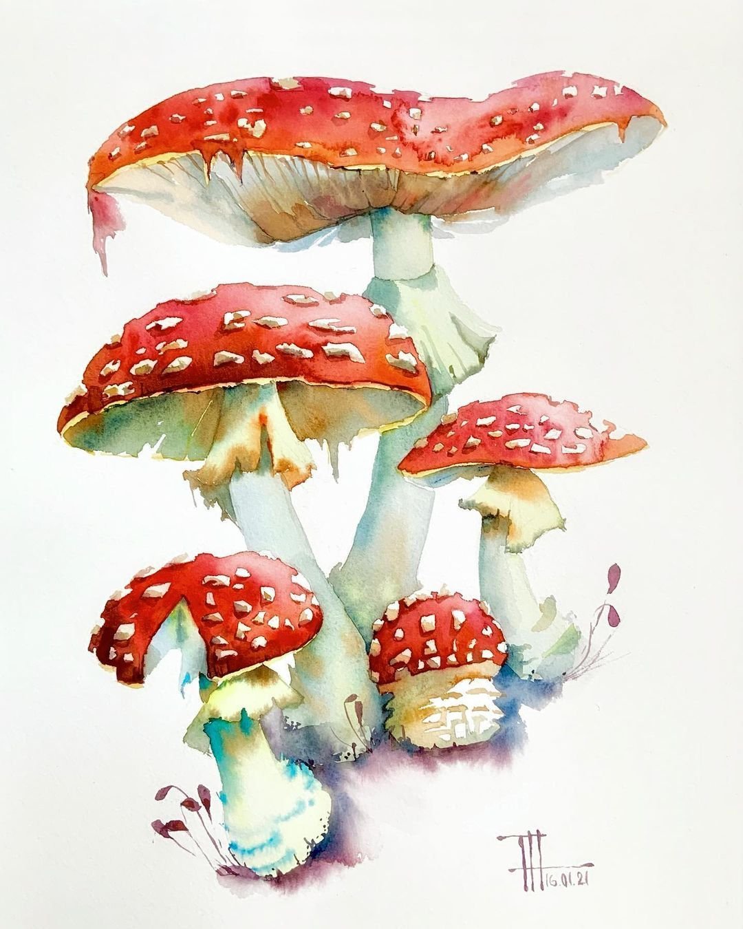 Нина Тюнина акварель