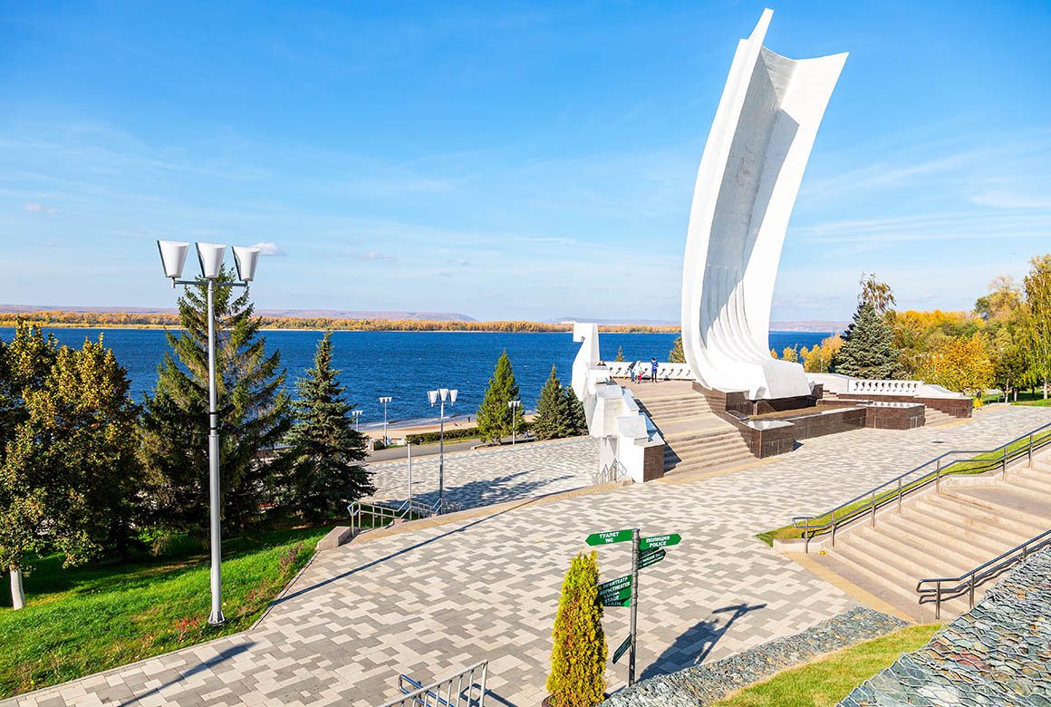 Река Волга Самара