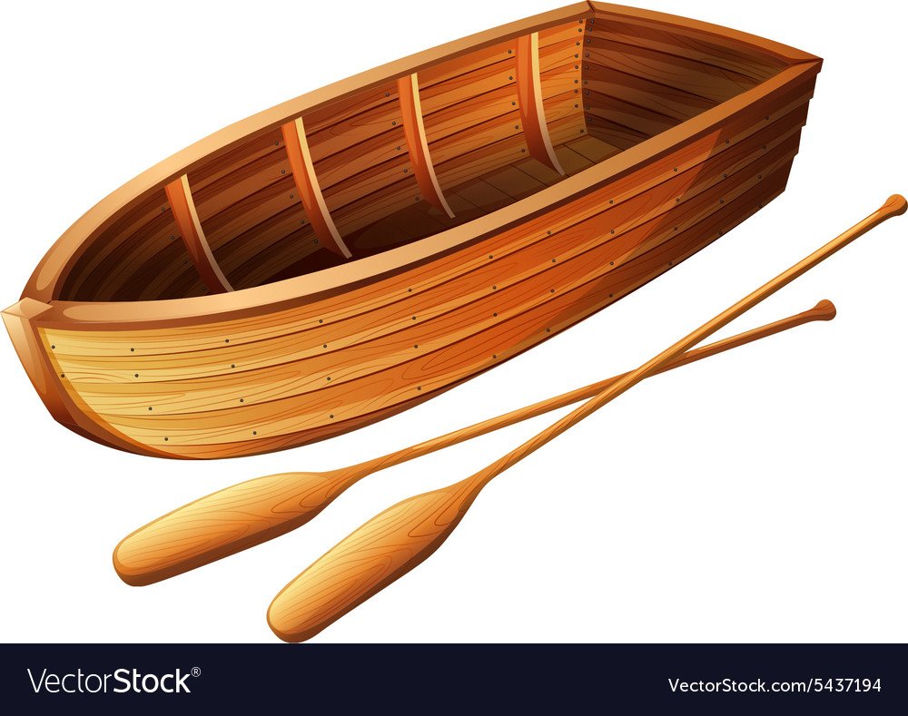 Лодка деревянная