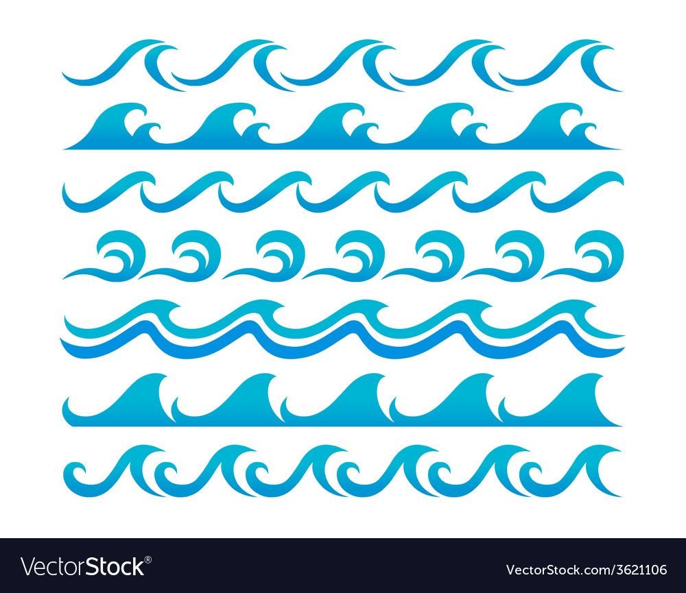 Орнамент в виде волны