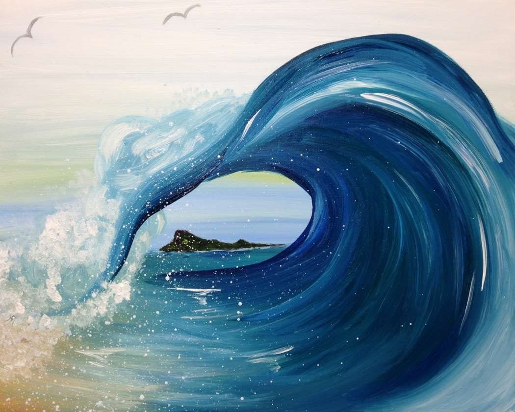 Море рисунок