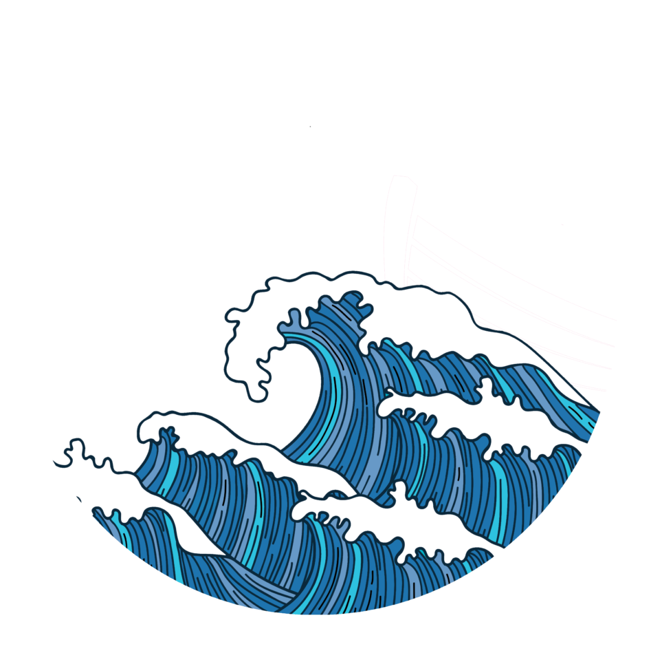 Стилизованное море