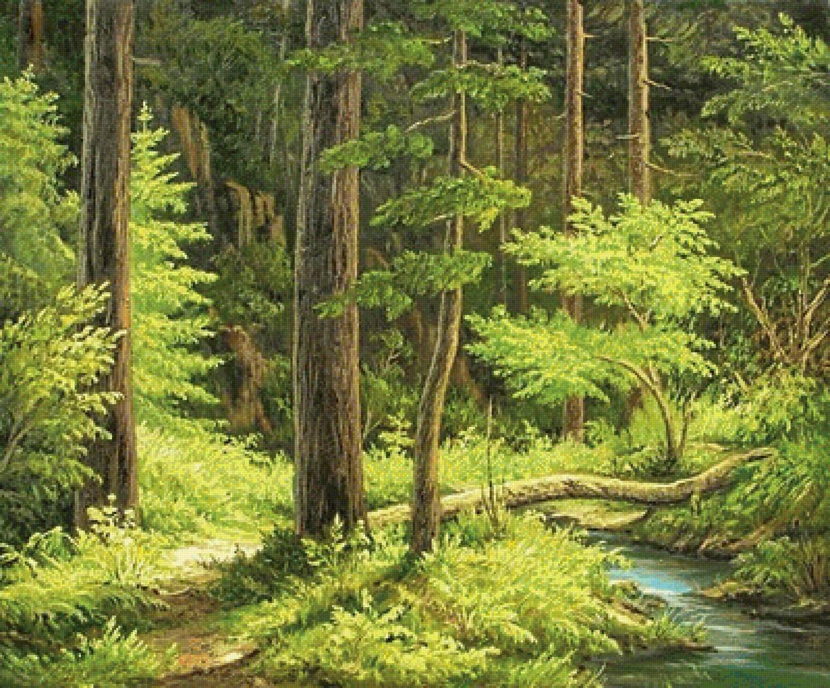 «Ручей в лесу» (1880)