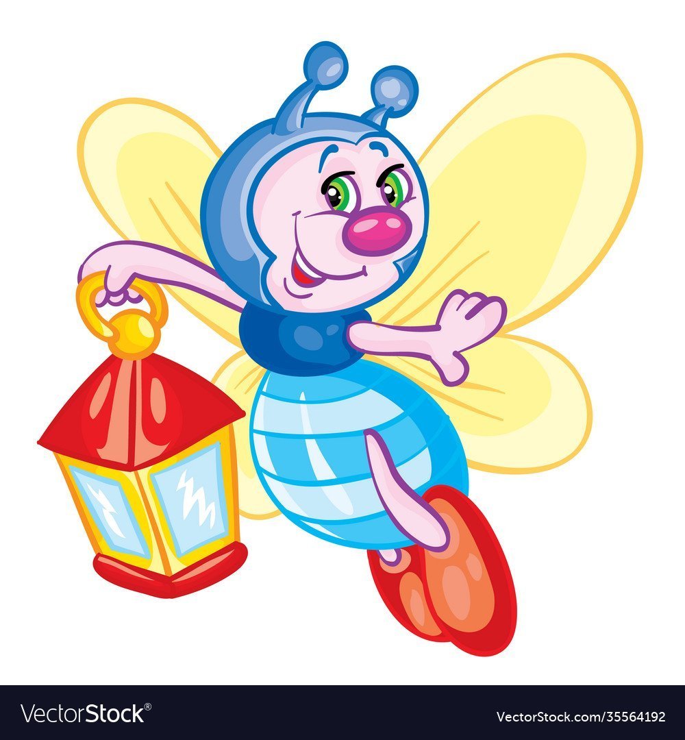 Светлячок мультяшный