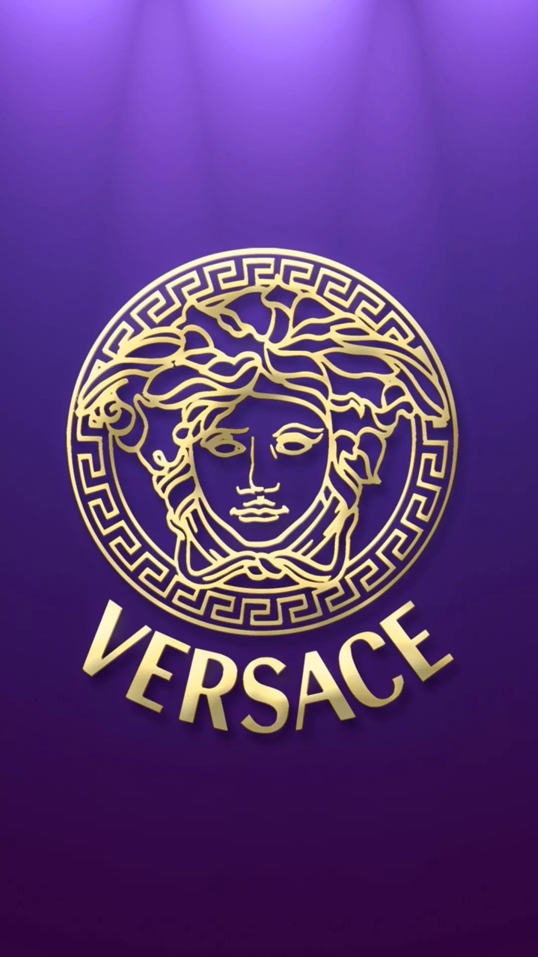 Versace логотип золотой
