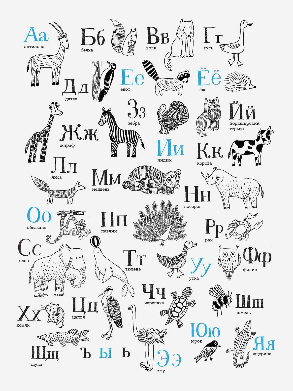 Дружинина Азбука животных
