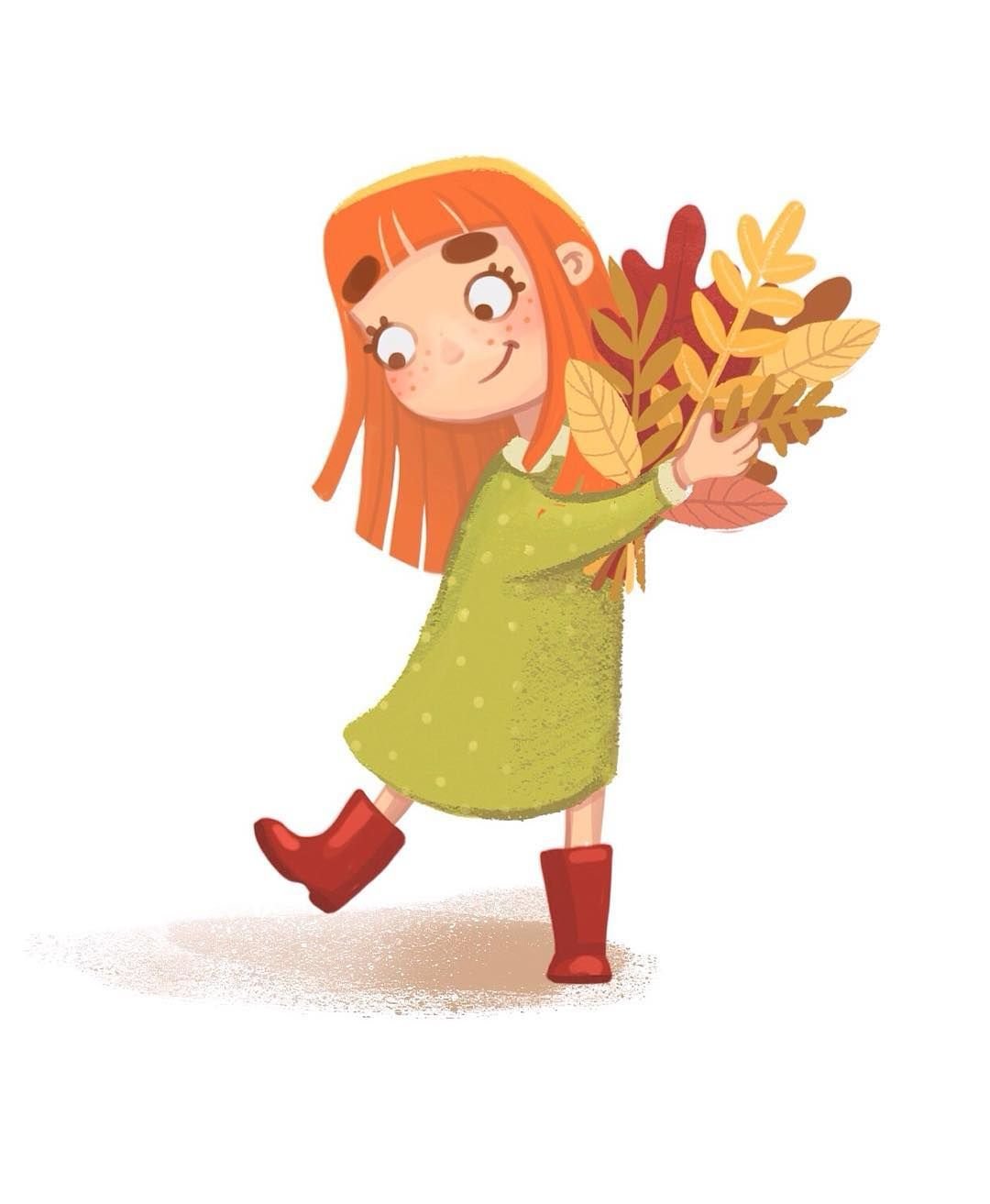 Девочка осень