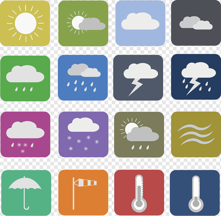 Погодные значки