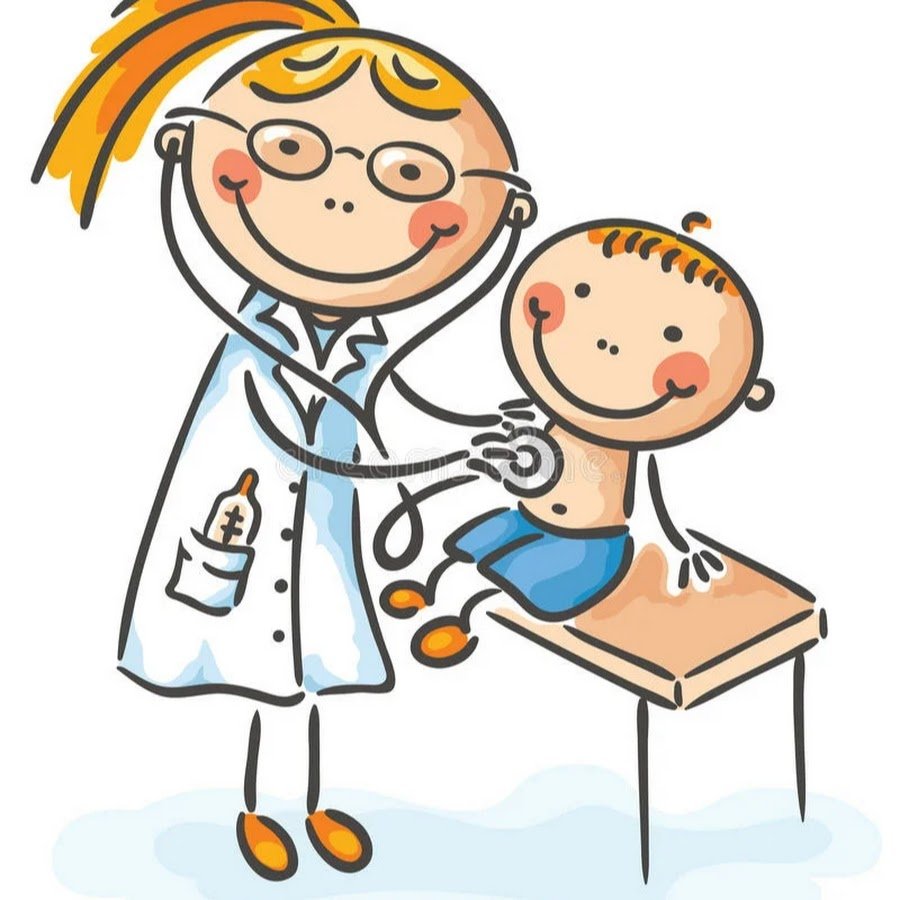 Детский врач иллюстрация