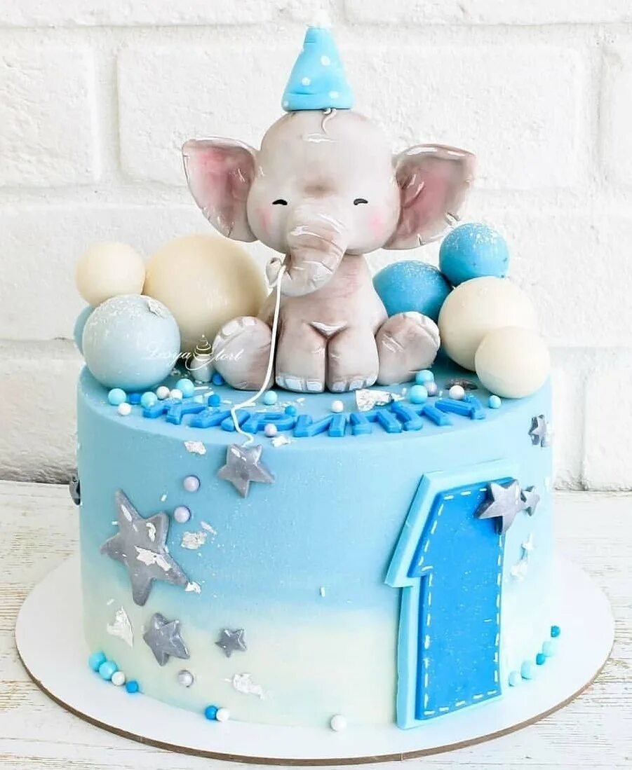 Торт на день рождения мальчику 1 годик