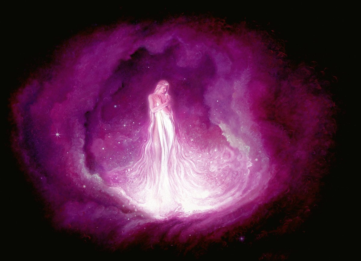 Фиолетовый огонь Эстетика