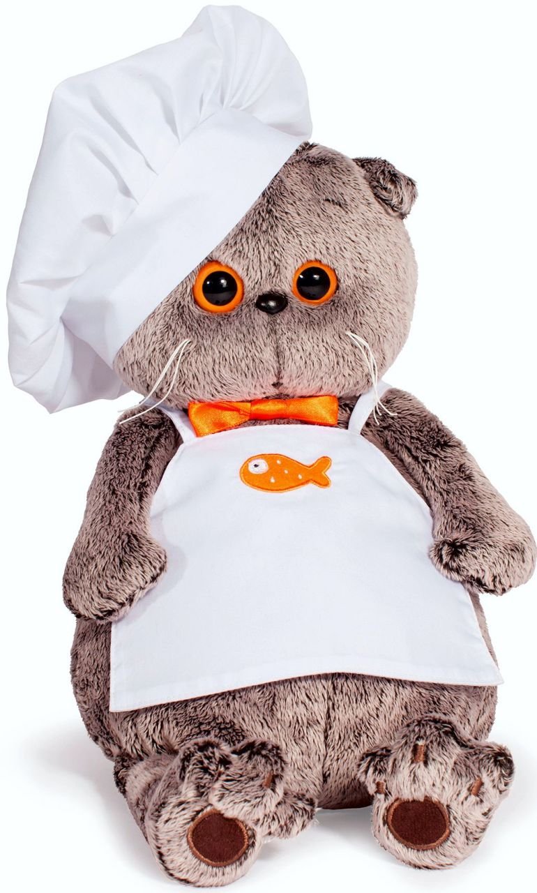 Budi basa кот Басик - шеф-повар 19 см