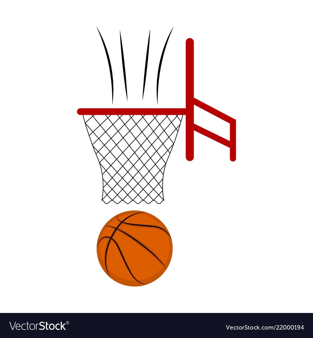 Кольцо для баскетбола вид сбоку