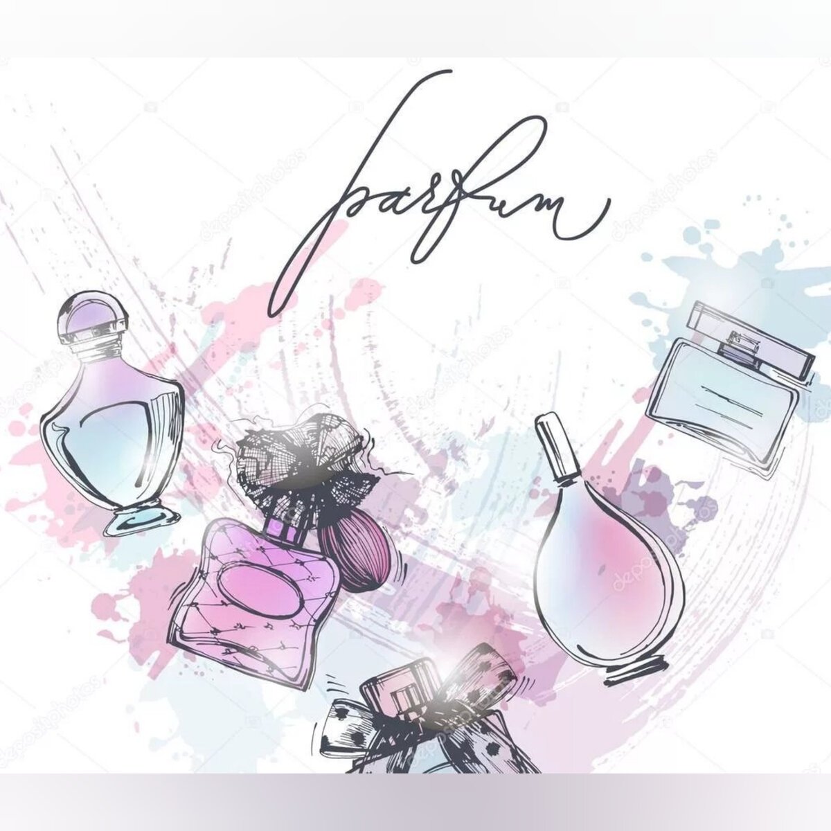 Парфюмерия рисунок