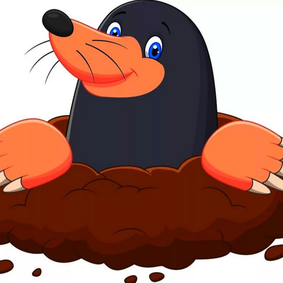 Маска крота для детей