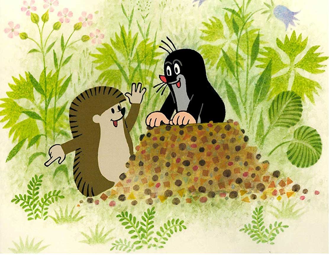 Крот мультяшный