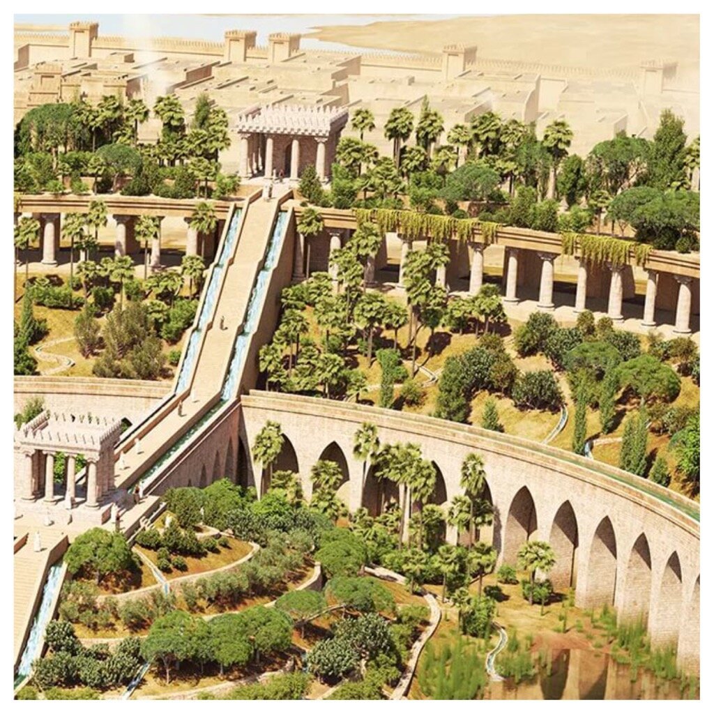 Висячие сады Семирамиды семь чудес света