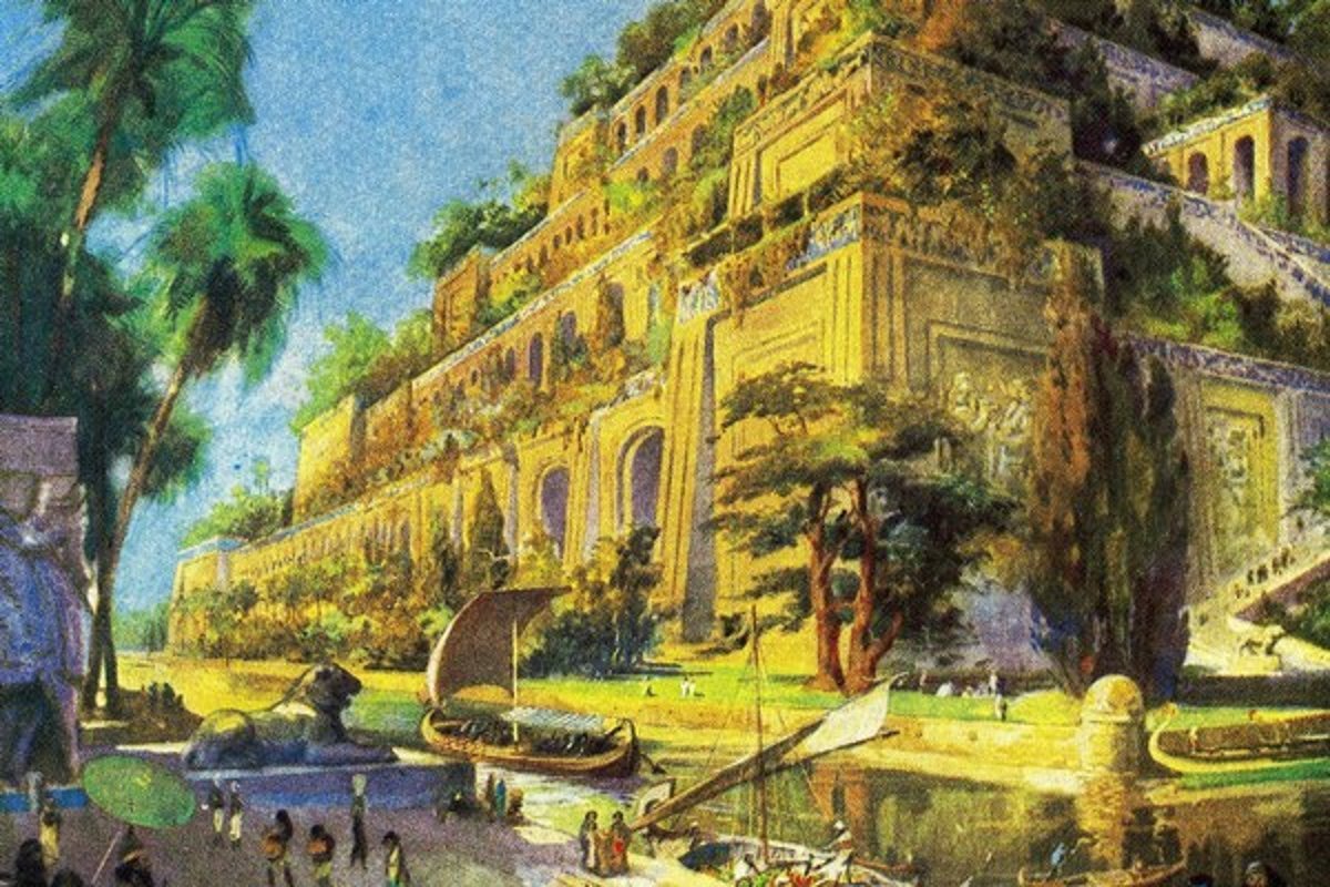 Древние сады Семирамиды