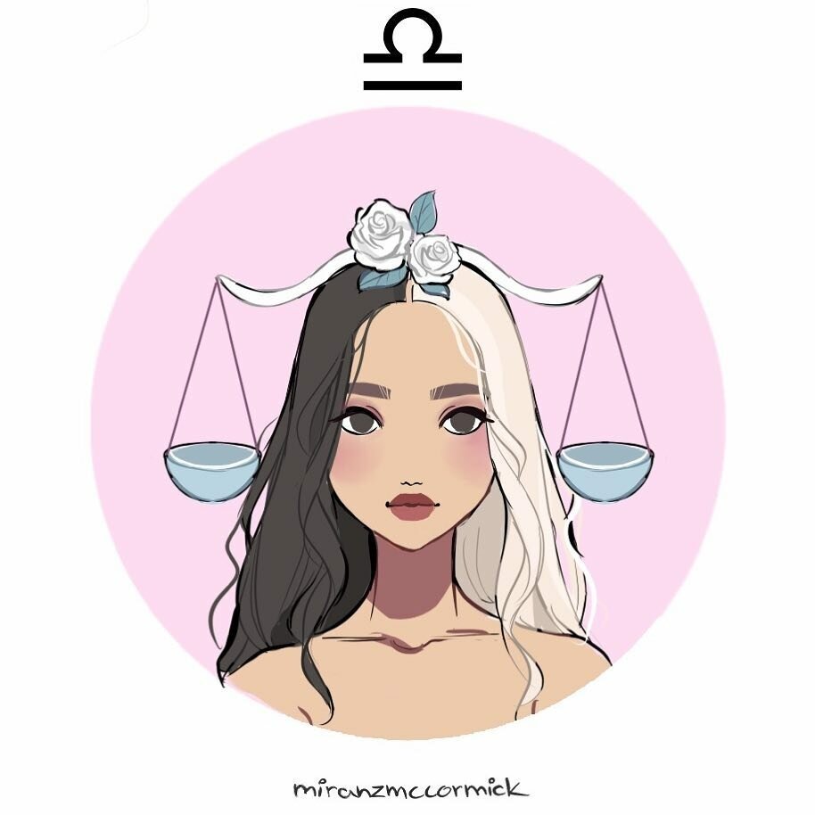 Мультяшные знаки зодиака девушки