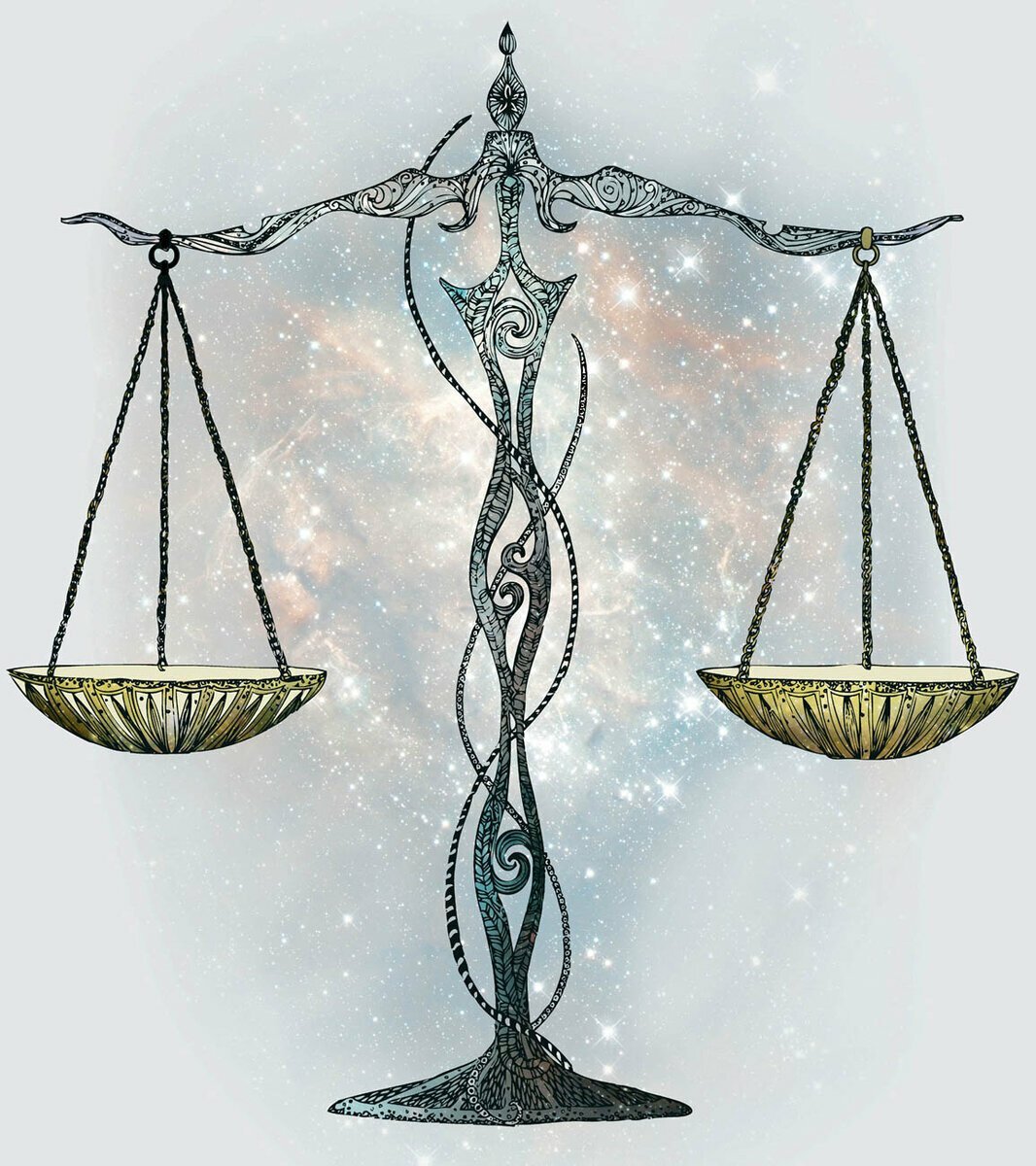 Весы абстракция