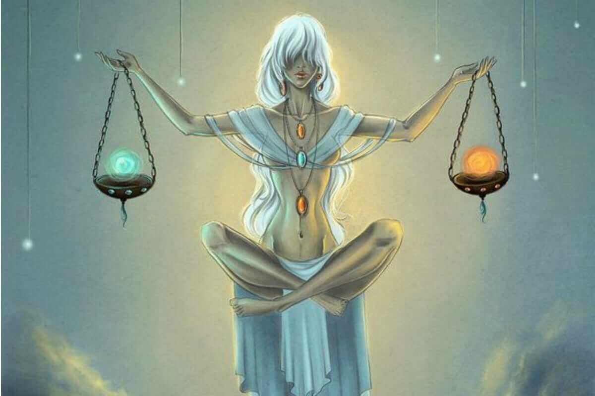 Девушка весы