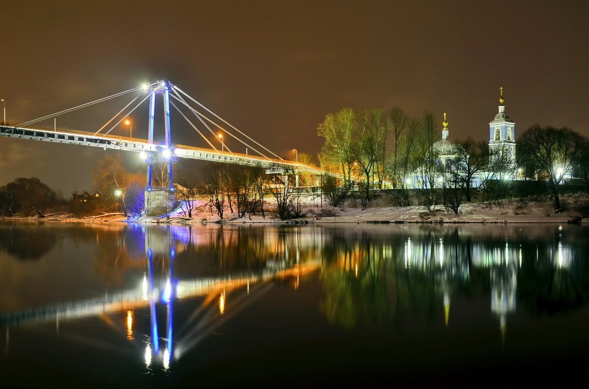 Пешеходный мост Воскресенск