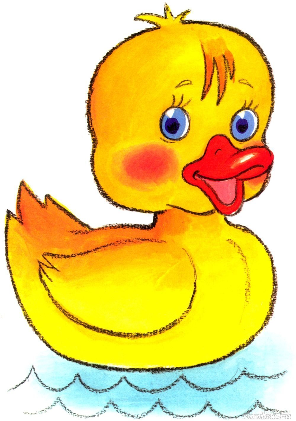 Утенок рисунок