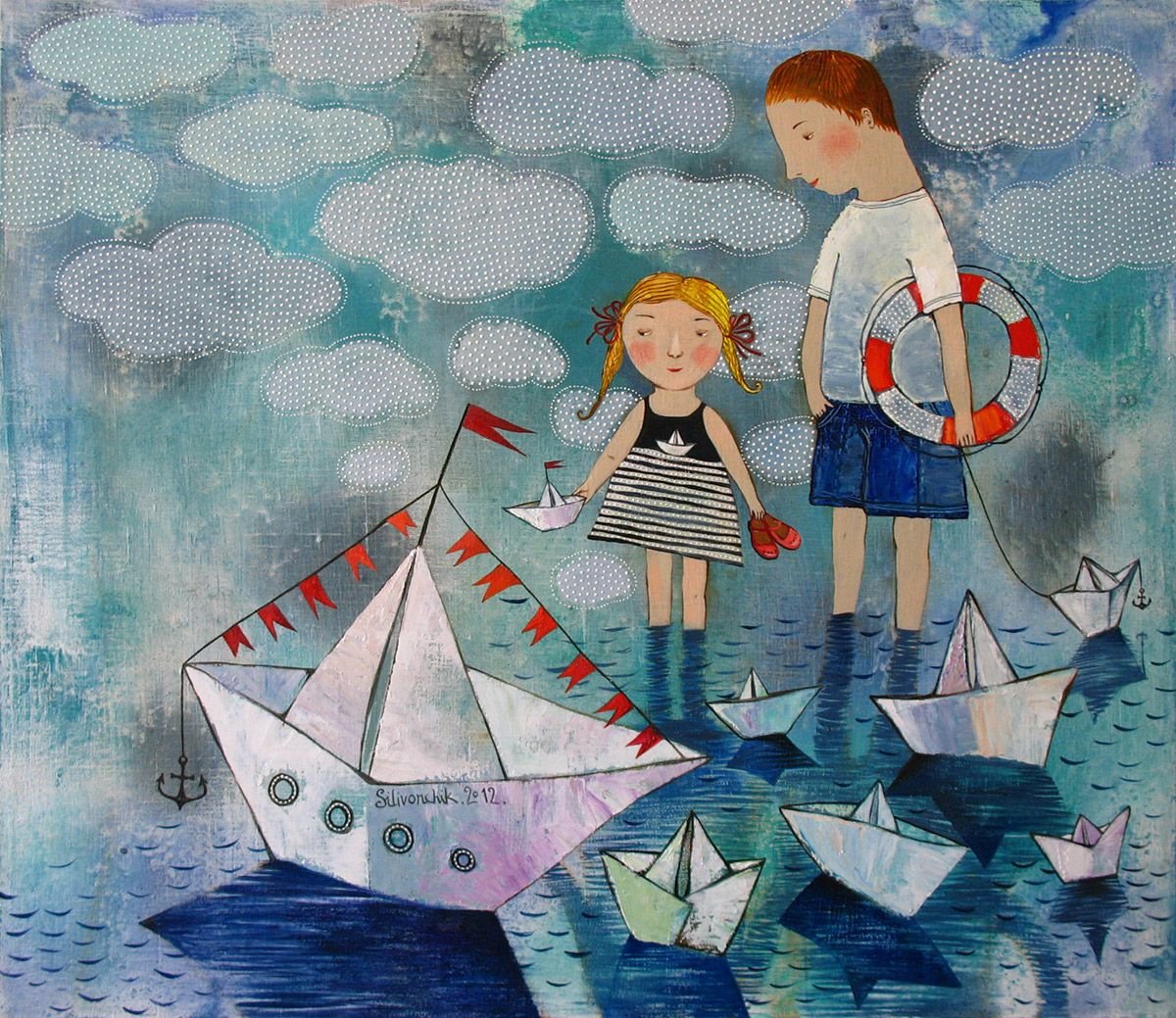 Силивончик Анна бумажный кораблик