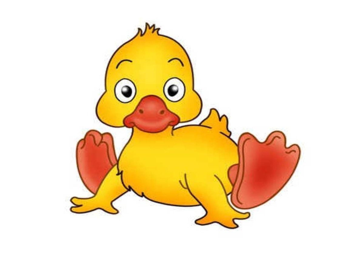 Гусенок для детей