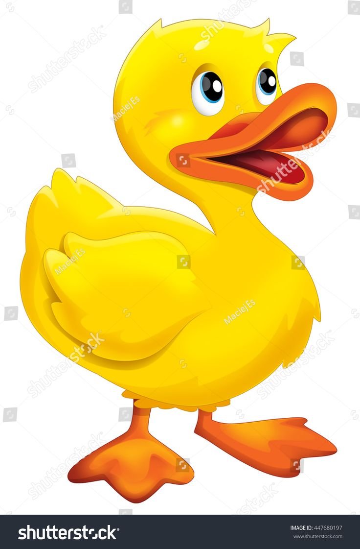 Утка мультяшная