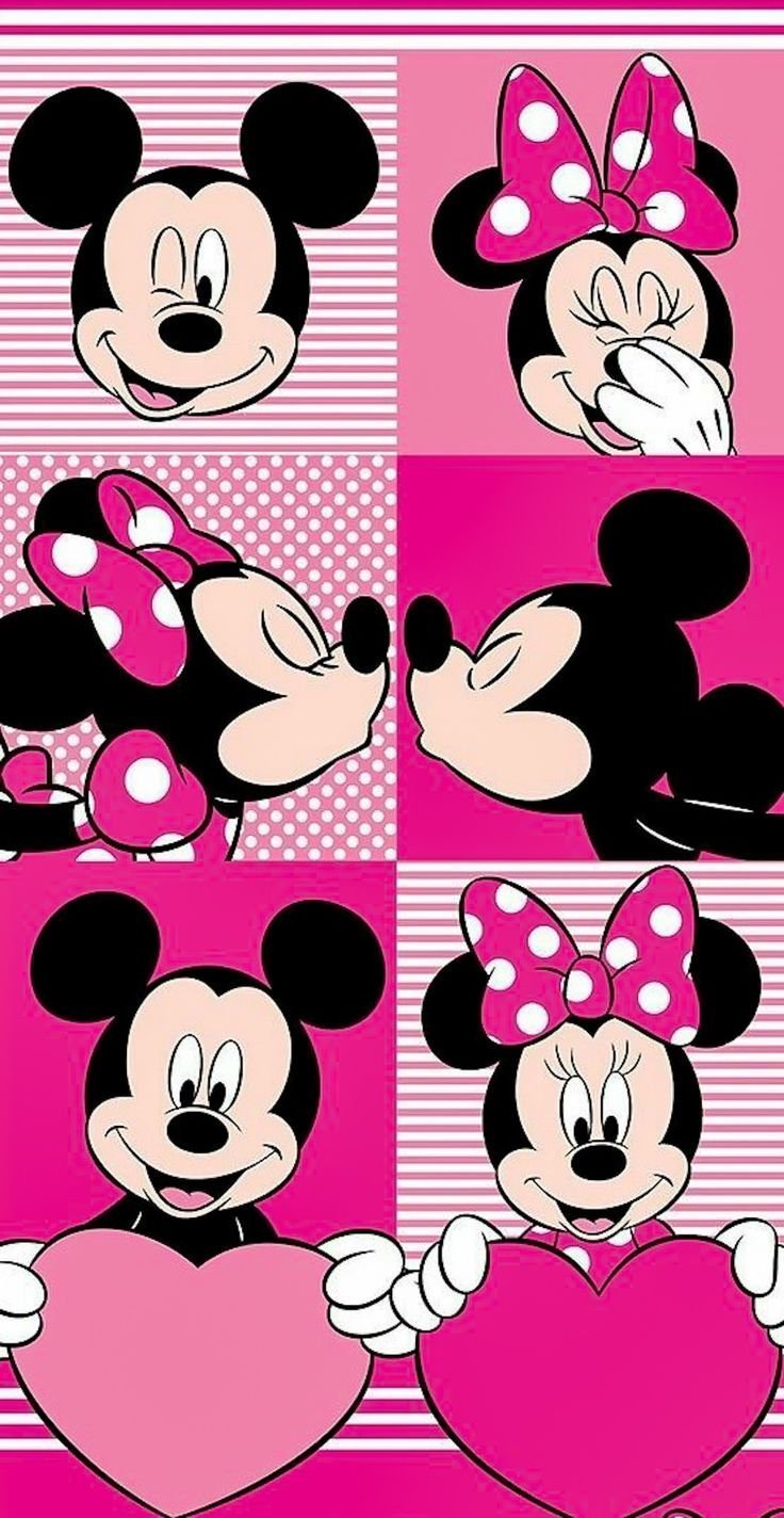 Красивые Микки Маус и Минни