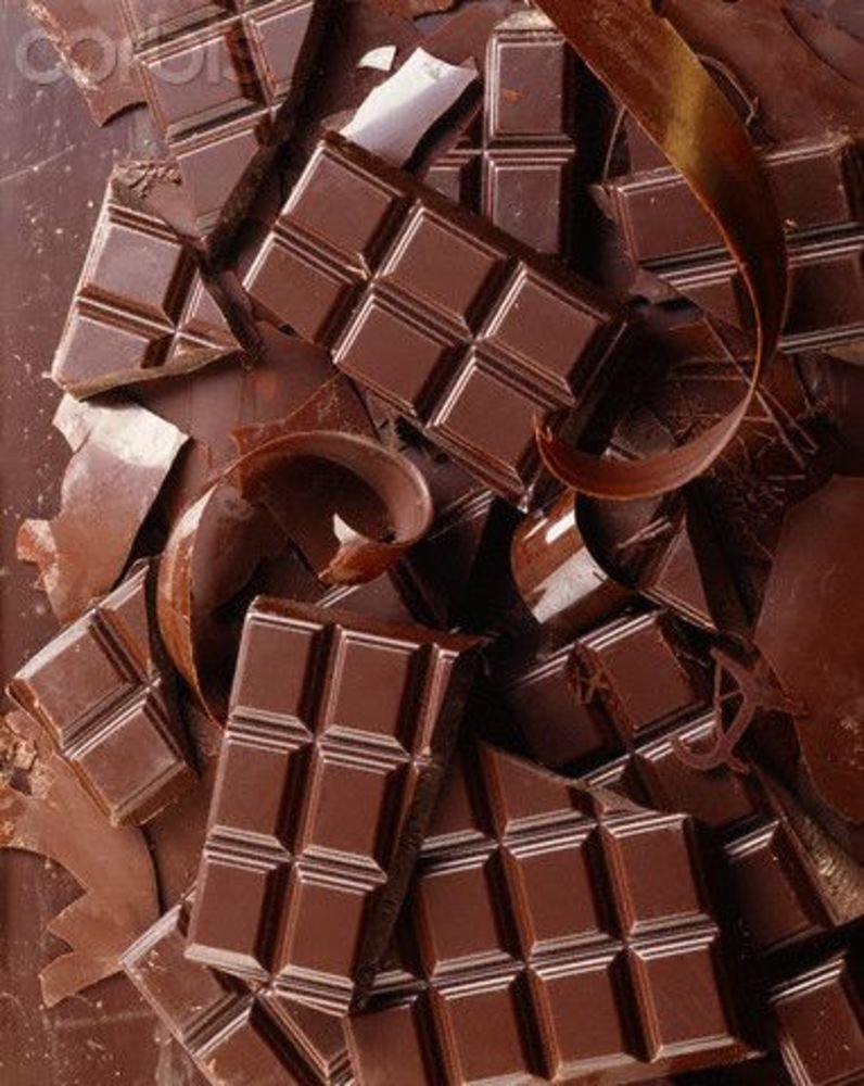 Розовая шоколадка