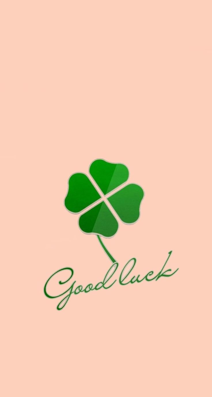 Клевер четырехлистный good luck
