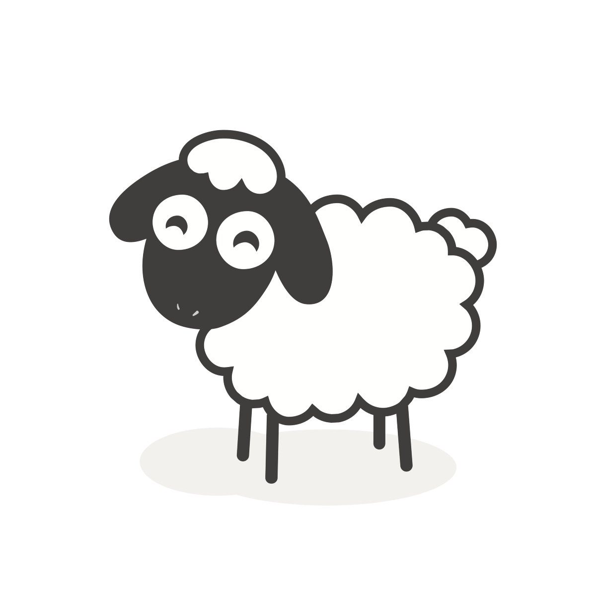 Барашек детский рисунок