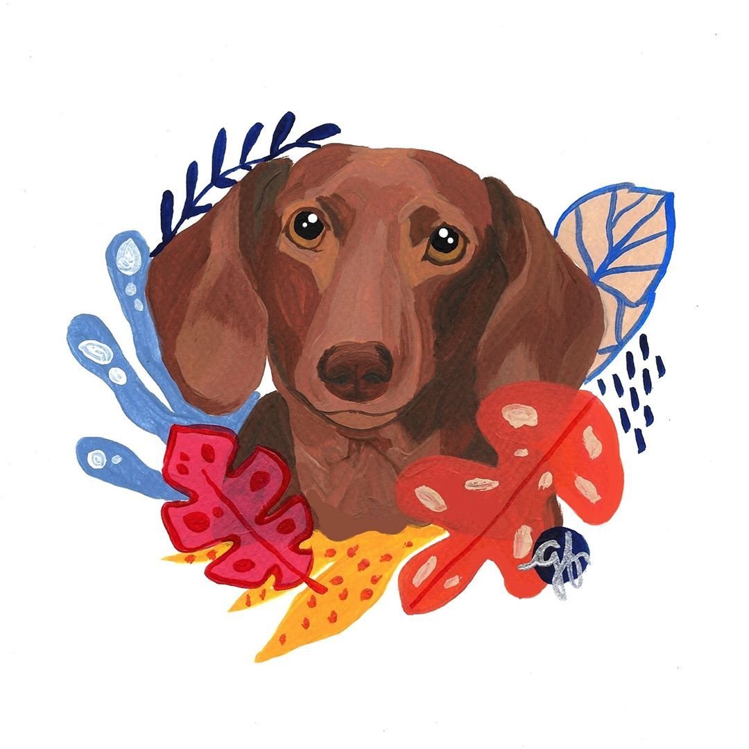 Нарисовать собаку из мультика