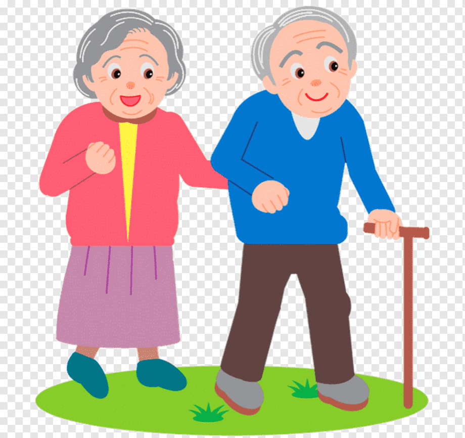 Пожилые люди иллюстрация