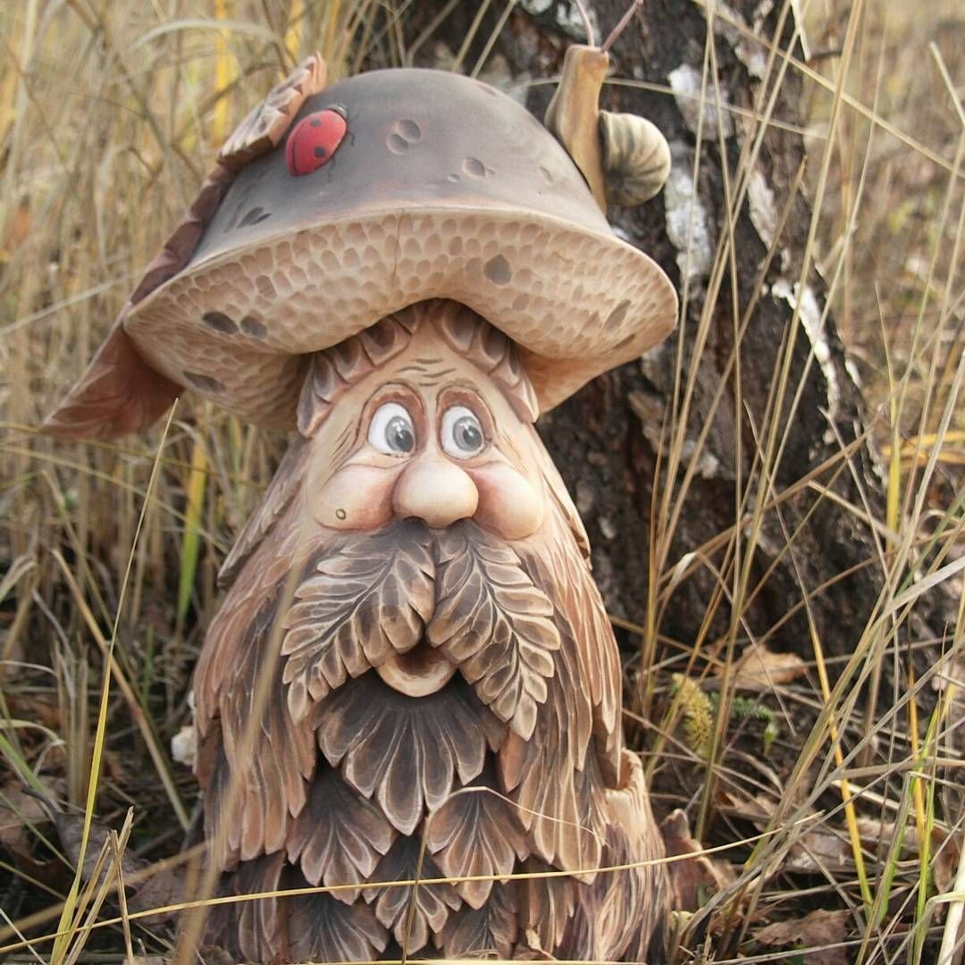 Ватная игрушка гриб Боровик