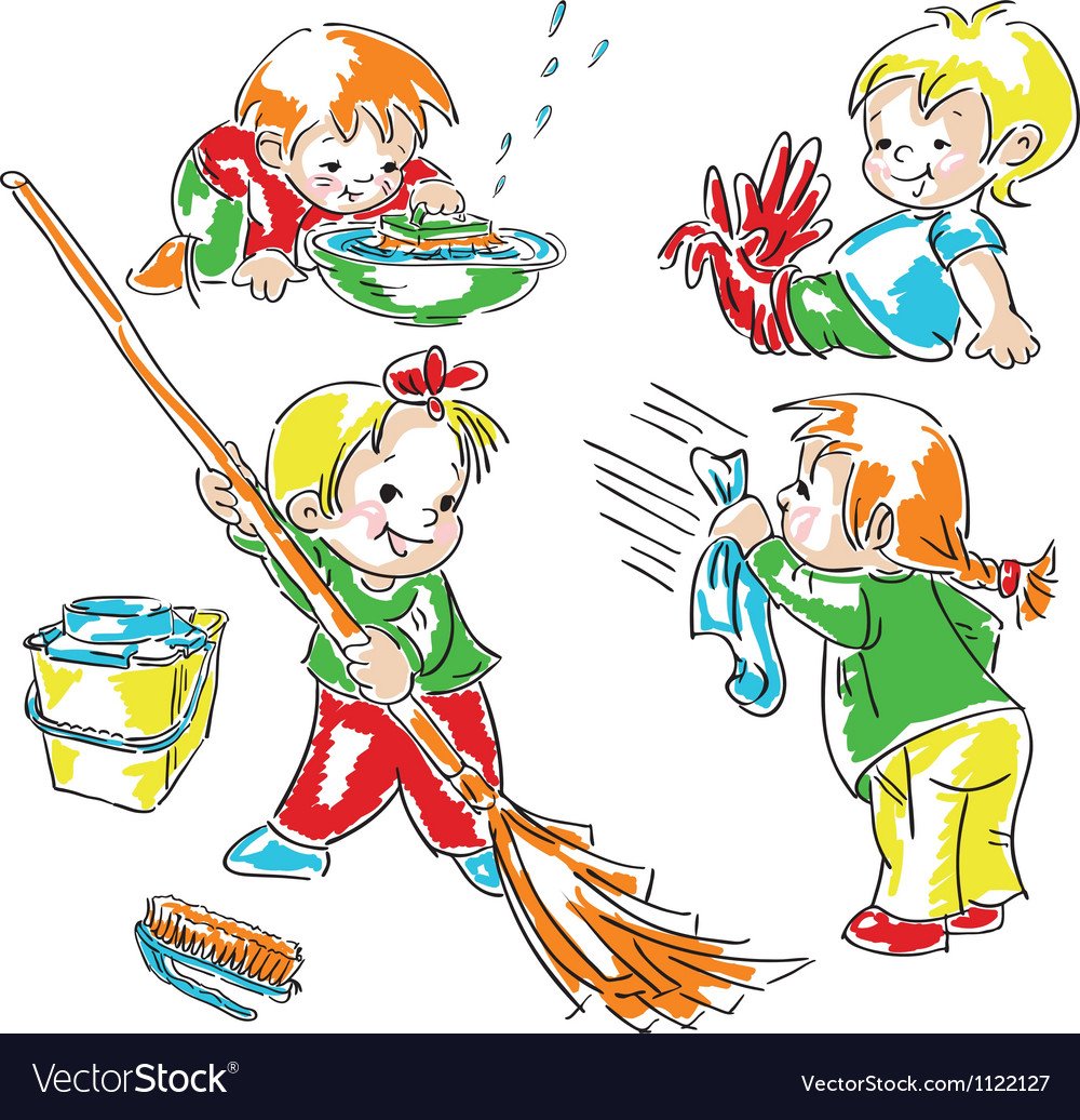 Иллюстрации по трудовому воспитанию