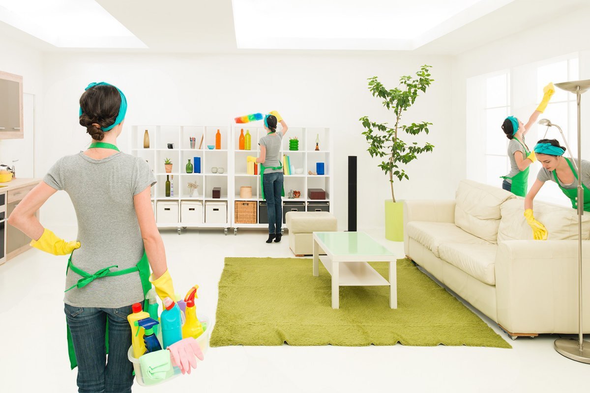 Уборка черно белые